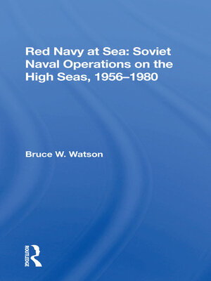 cover image of Red Navy At Sea